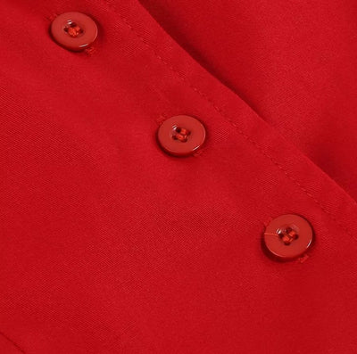 Abito Rosso Vintage 1950