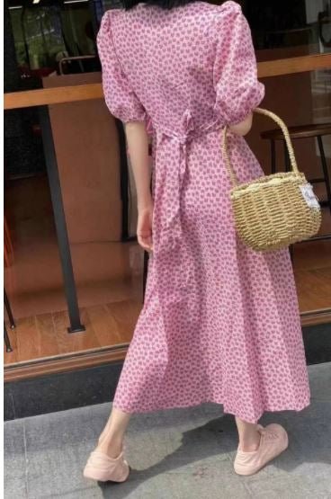 Abito Rosa Vintage Anni '40