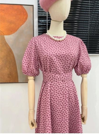 Abito Rosa Vintage Anni '40