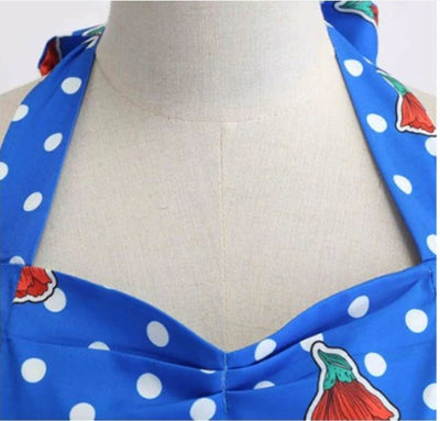 Abito Vintage Anni '50 Con Spalle Scoperte