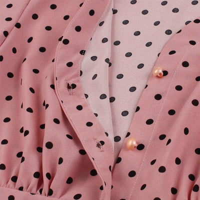 Abito Vintage Anni '50 Con Maniche Lunghe