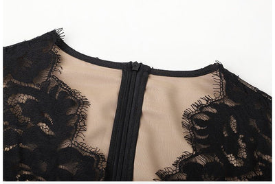 Abito Firmato Vintage Anni '40 Nero