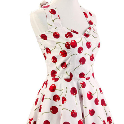 Abito Vintage Anni '50 Color Ciliegia