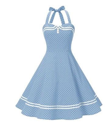 Abito Boogie Woogie Vintage Blu