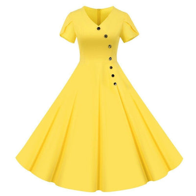 Bottoni Abito Vintage Giallo