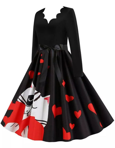 Abito Vintage Da Gatto