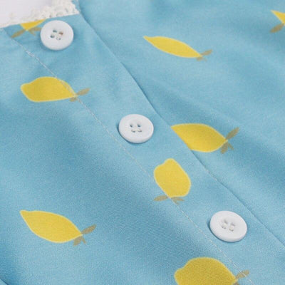 Abito Vintage Con Colletto In Pizzo