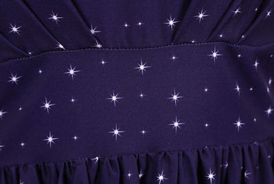 Abito Natalizio Vintage Blu Scuro