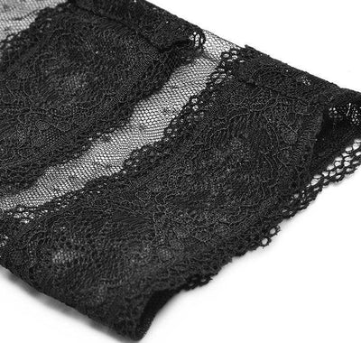 Abito Vintage In Pizzo A Maniche Lunghe