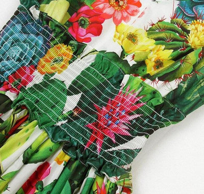 Abito Vintage In Cotone Da Donna