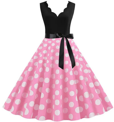 Abito Vintage Da Donna Rosa