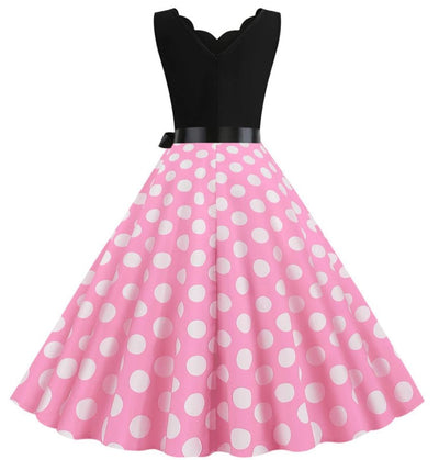 Abito Vintage Da Donna Rosa