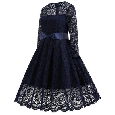 Abito Da Gala Blu Navy Vintage