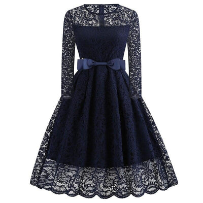 Abito Da Gala Blu Navy Vintage