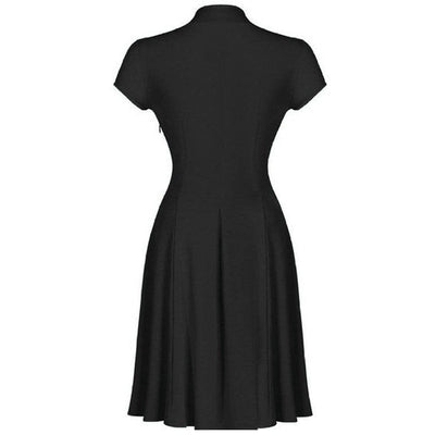 Abito Vintage Nero Taglie Forti Anni '50