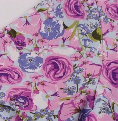 Abito Vintage Viola A Vita Alta Taglie Forti