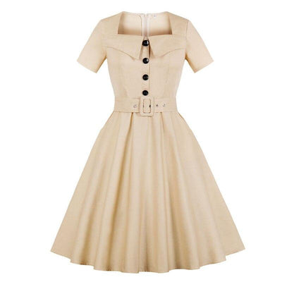 Abito Audrey Hepburn Anni '60 Beige