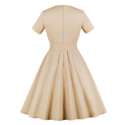 Abito Audrey Hepburn Anni '60 Beige