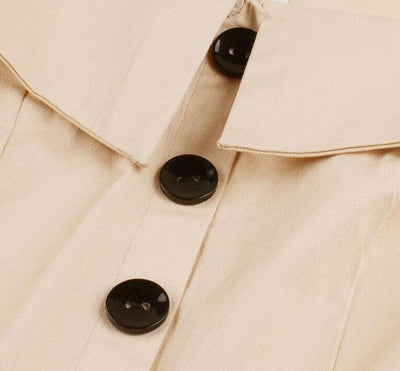 Abito Audrey Hepburn Anni '60 Beige