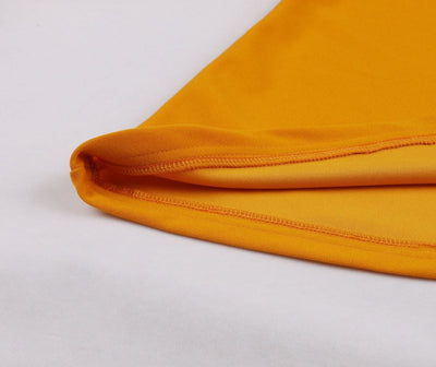 Abito Vintage Taglie Forti Swing Bianco Arancione