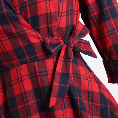 Abito Vintage Invernale In Cotone