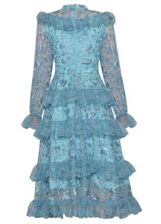 Abito Da Ospite Di Nozze Blu Vintage