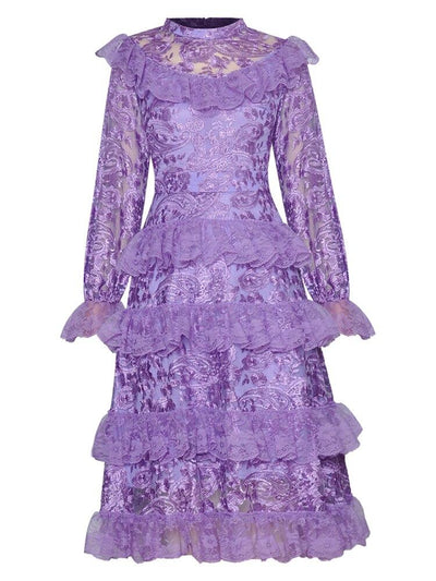 Abito Da Sposa Vintage Color Lavanda