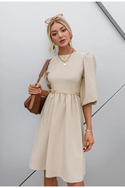 Abito Vintage Con Maniche A 3/4