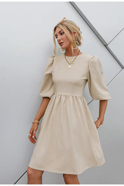 Abito Vintage Con Maniche A 3/4