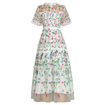 Abito Vintage Moderno Bianco