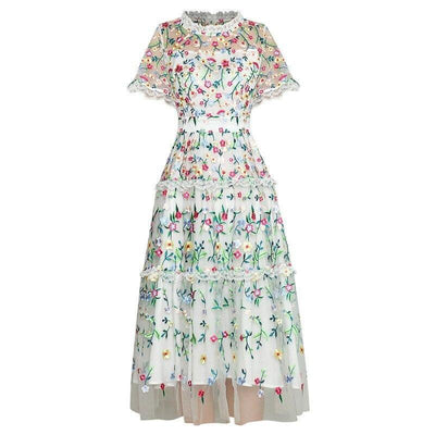 Abito Vintage Moderno Bianco