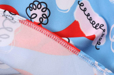 Abito Vintage Natalizio Blu Taglie Forti