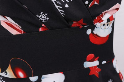 Abito Vintage Natalizio Taglie Forti Nero