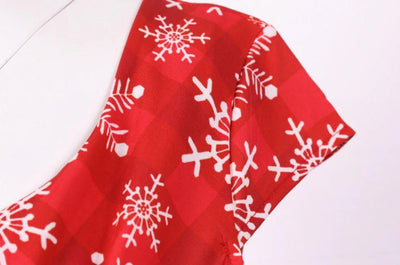 Abito Vintage Natalizio Rosso Taglie Forti