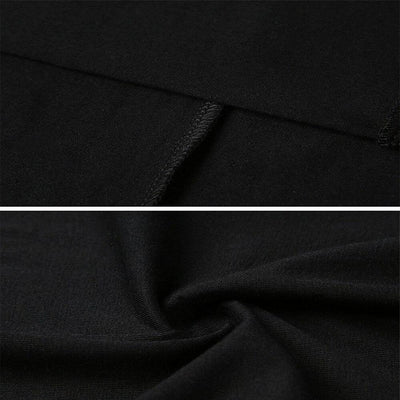 Abito Vintage Nero Con Colletto Bianco