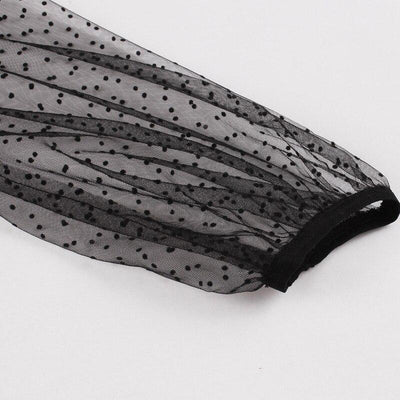 Abito Vintage A Pois Neri