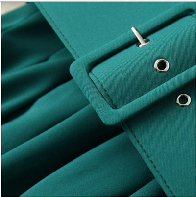 Abito Vintage Di Qualità Verde