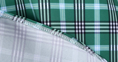 Abito Vintage A Righe Verdi E Nere