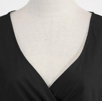 Abito Rockabilly Vintage Anni '50 Nero