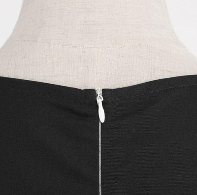 Abito Rockabilly Vintage Anni '50 Nero