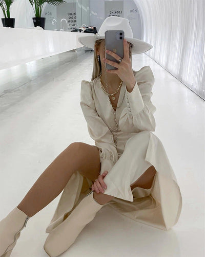 Abito Vintage In Raso