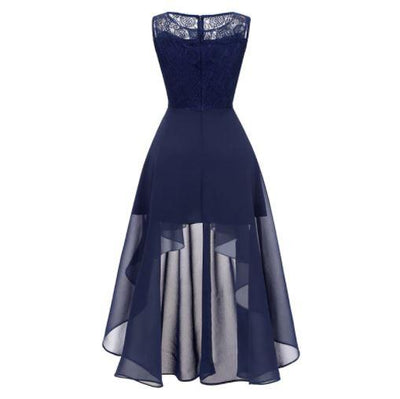 Abito Da Sera Chic Blu Navy Vintage