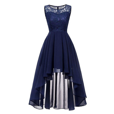Abito Da Sera Chic Blu Navy Vintage