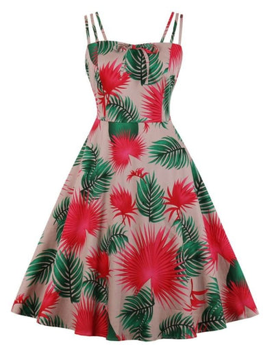 Abito Vintage Swing Piuma