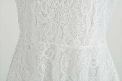 Abito Vintage A Trapezio Bianco