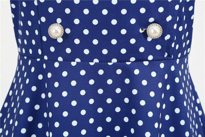 Abito Blu Glamour Anni '50