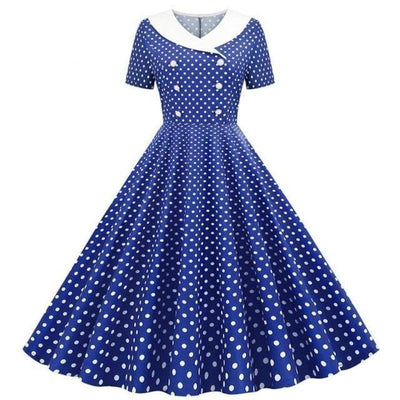 Abito Blu Glamour Anni '50