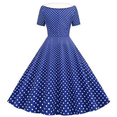 Abito Blu Glamour Anni '50