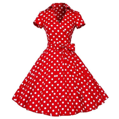 Abito Vintage Anni '50 Rosso