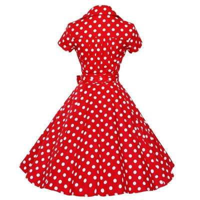 Abito Vintage Anni '50 Rosso